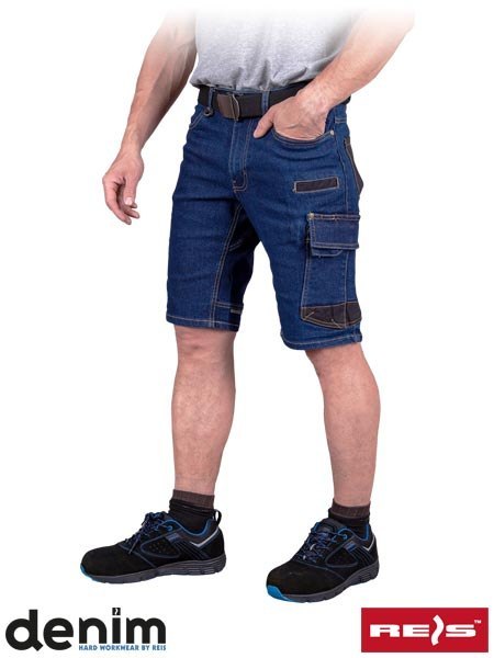 SPODNIE ROBOCZE KRÓTKIE JEANS303 REIS