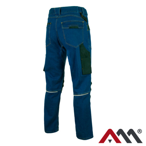 SPODNIE ROBOCZE DO PASA JEANS STRETCH Blue